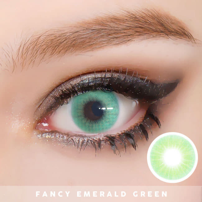 ナチュラルハーフカラコンFancy Emerald Greenファンシー・エメラルドグリーン5