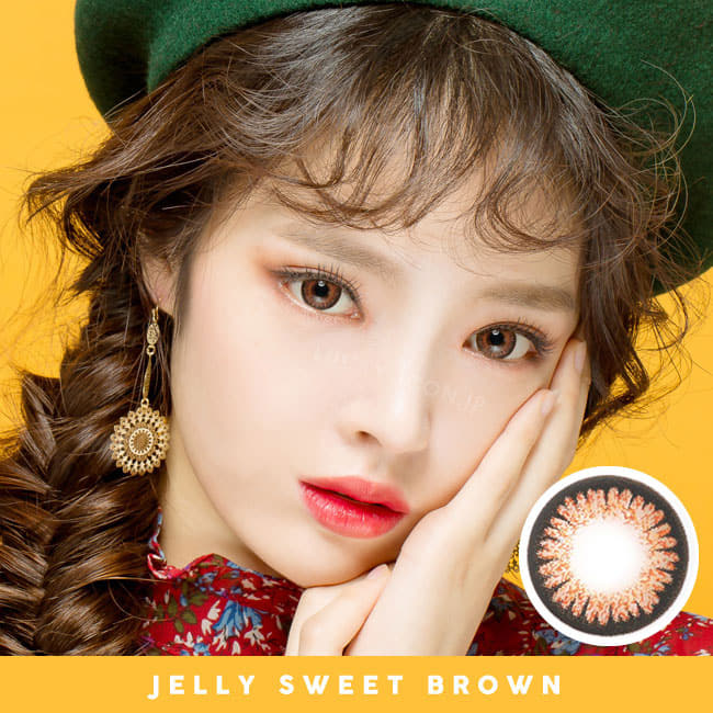 ブラウンカラコンゼリースイートJelly Sweet Brownコンタクトレンズ2