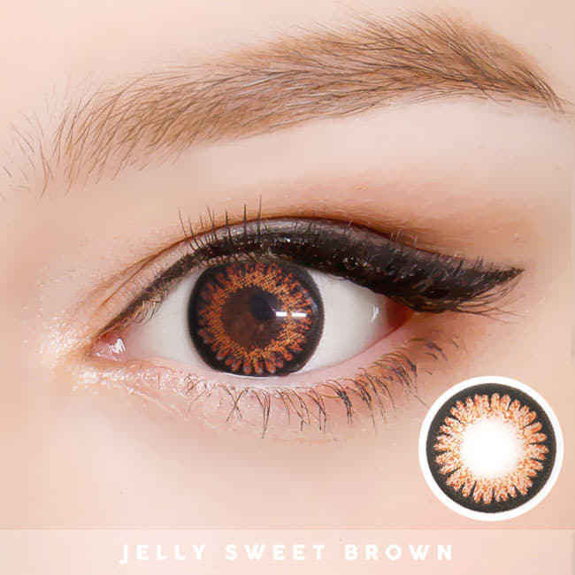 ブラウンカラコンゼリースイートJelly Sweet Brownコンタクトレンズ3