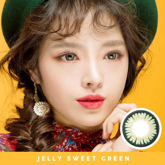 グリーンカラコンゼリースイートJelly Sweet Greenコンタクトレンズ2