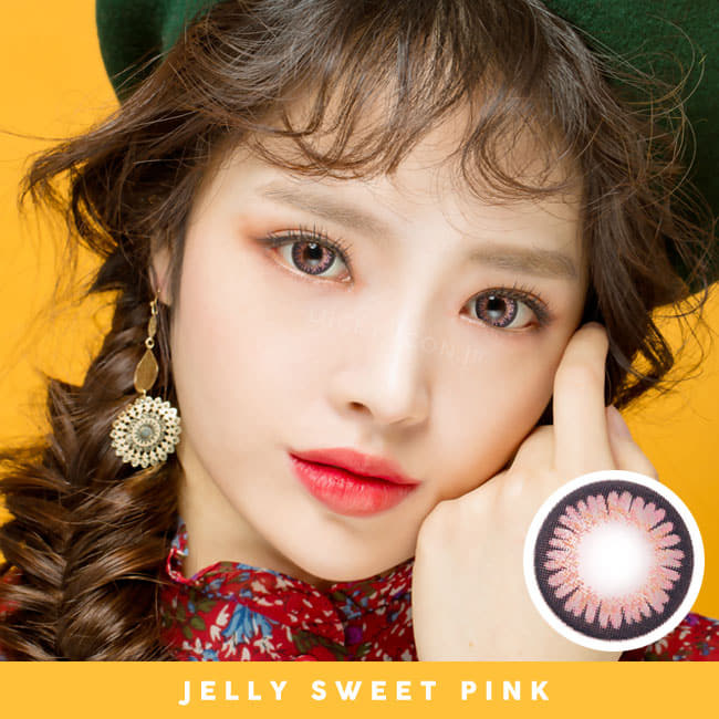 ピンクカラコンゼリースイートJelly Sweet Pinkコンタクトレンズ2