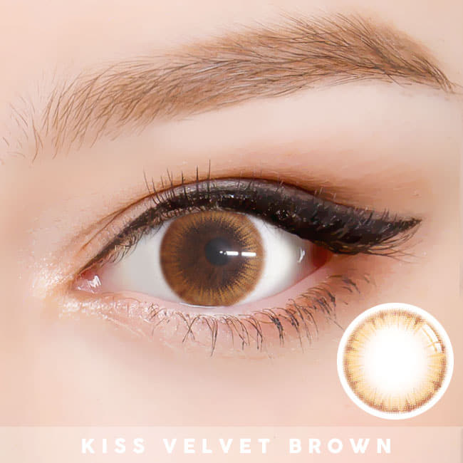 ブラウンカラコンキス ベルベット Kiss velvet brownコンタクトレンズ3