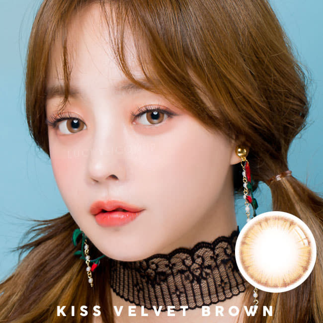 ブラウンカラコンキス ベルベット Kiss velvet brownコンタクトレンズ4