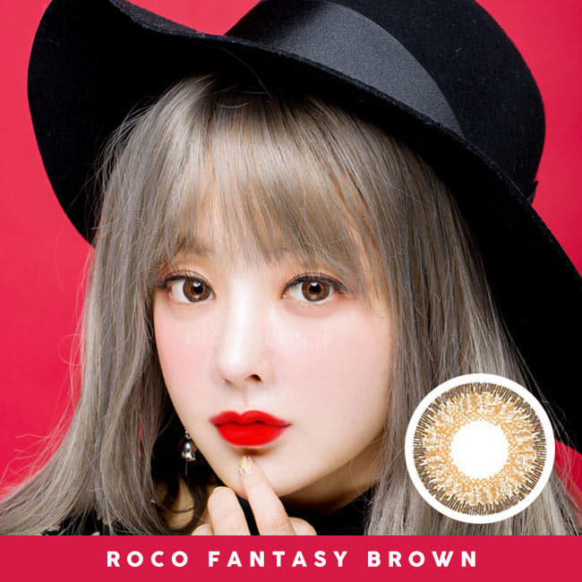 ブラウンカラコンロコファンタジーRoco Fantasy Brownコンタクトレンズ2