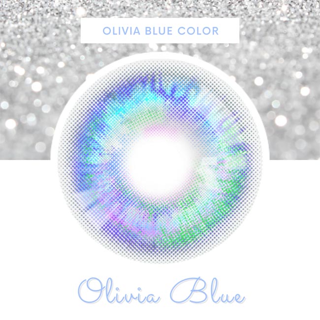 ハーフカラコン 7トーン ・オリビア・ブルー Olivia Blue2