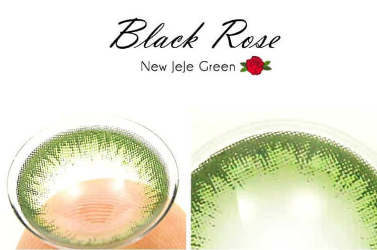 Black Rose ジェジェグリーンカラコン4