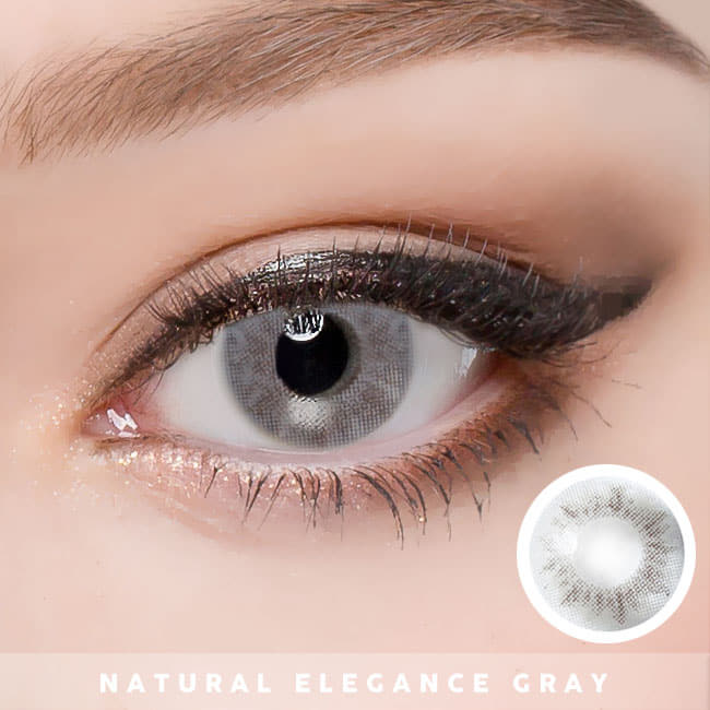 UVカットカラコンナチュラルエレガンス・グレー Natural Elegance Gray3