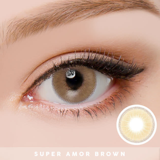 UVカットカラコンスーパーアモールブラウン Super Amor Brown3