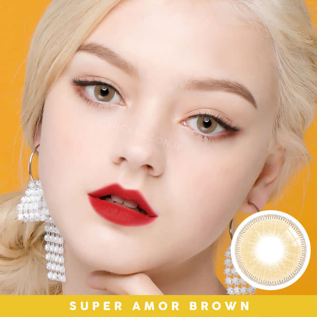UVカットカラコンスーパーアモールブラウン Super Amor Brown4