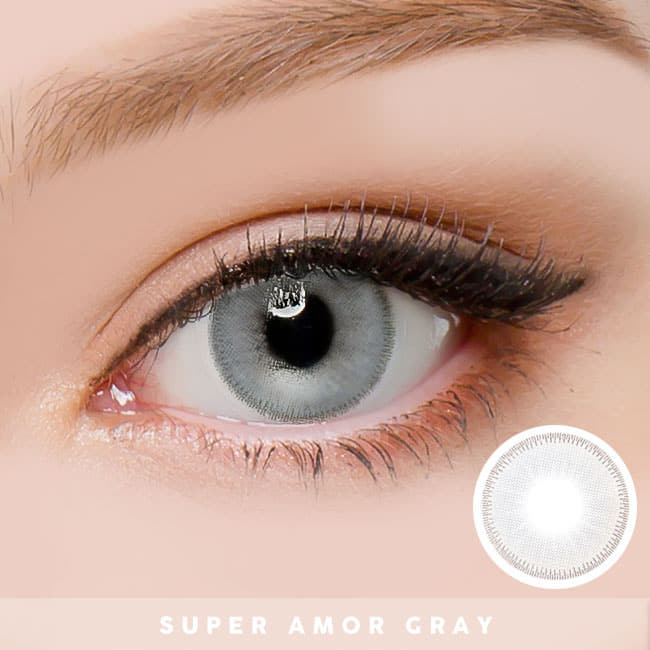 UVカットカラコンスーパーアモールグレー Super Amor Gray3