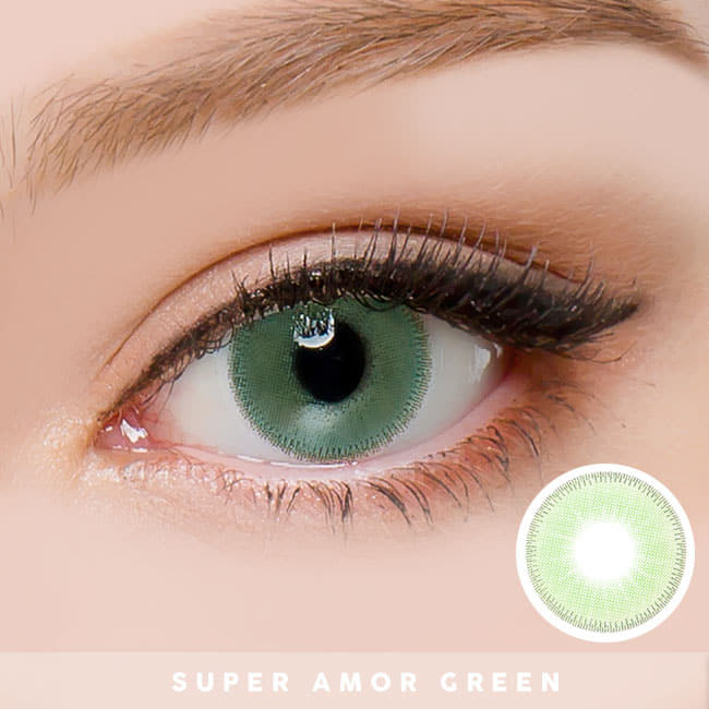 UVカットカラコンスーパーアモールグリーン Super Amor Green3