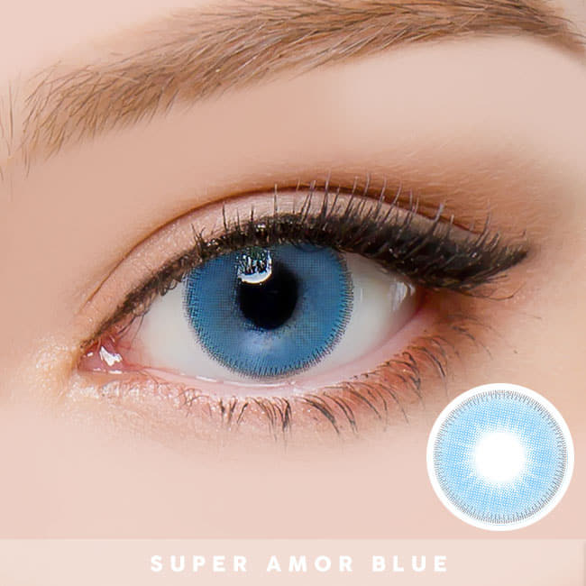 UVカットカラコンスーパーアモールブルー Super Amor Blue3