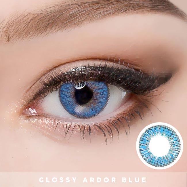 UVカットカラコングロッシー アーダー( Glossy Ardor )ブルー3