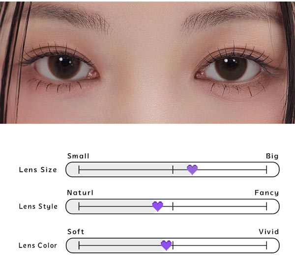 デイリードリーム スイートチョコブラウン カラコン
シリコーンハイドロゲル使用で快適なつけ心地