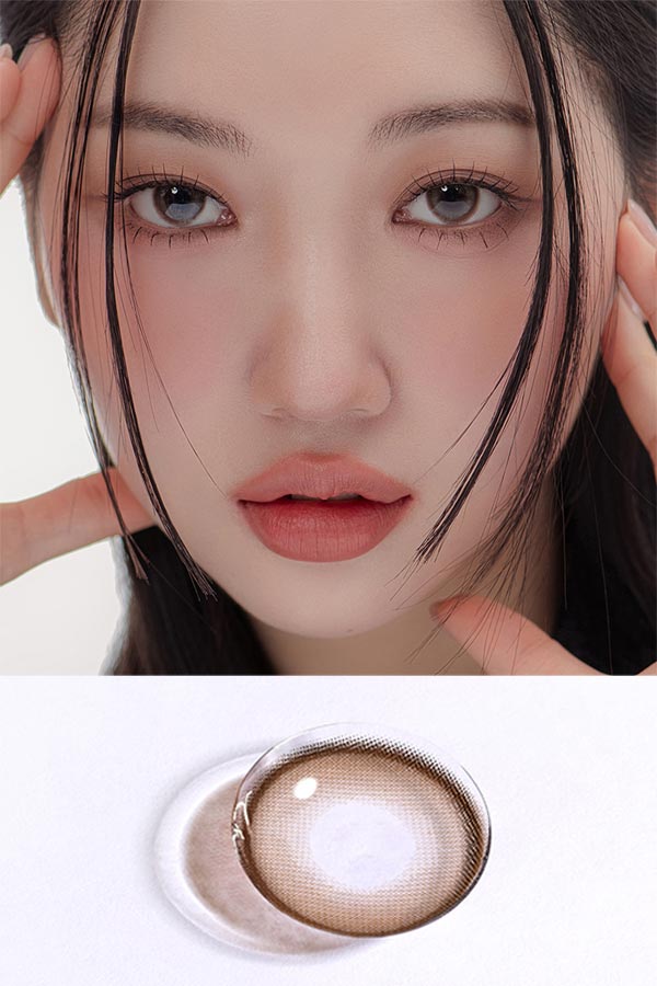 やさしく馴染むチョコブラウン カラコン
自然に印象的な瞳へ