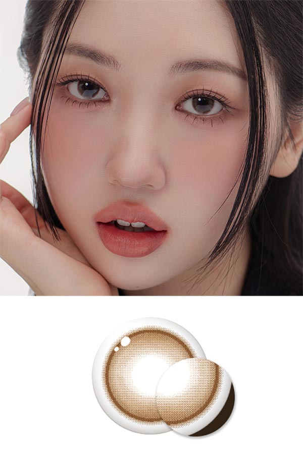 ほんのり甘いスイートチョコブラウン カラコン
デイリーに使いやすいナチュラルデザイン