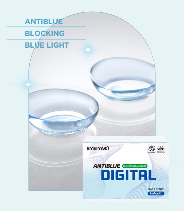 
【マンスリー】クリアカラコン｜ブルーライト対策に特化したマンスリータイプ｜Blue-light 405
