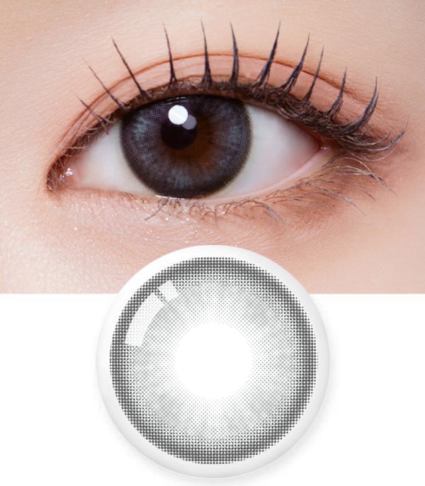 
ブルーライト対策に適したハニーシュガ グレーカラコン｜アンチブルー