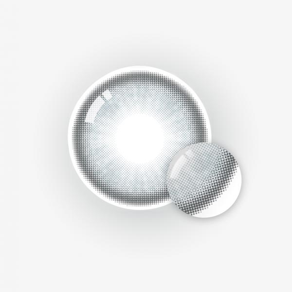 
ブルーライトを軽減するハニーシュガ グレーカラコン｜アンチブルー