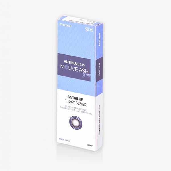 
透明感のある瞳を演出するムーヴ アッシュグレーカラコン