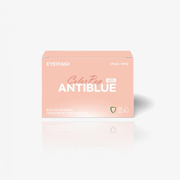 
くっきりした印象に仕上がるカラーポップ ブラウンカラコン アンチブルー