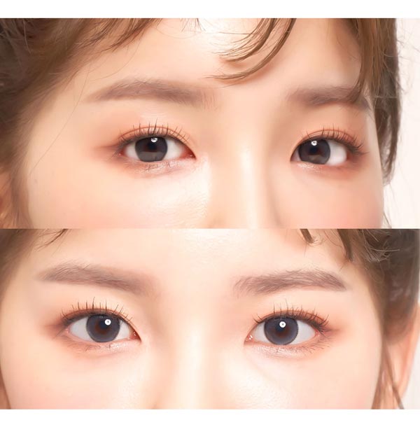 
存在感のあるグレー発色のカラーポップ グレーカラコン アンチブルー