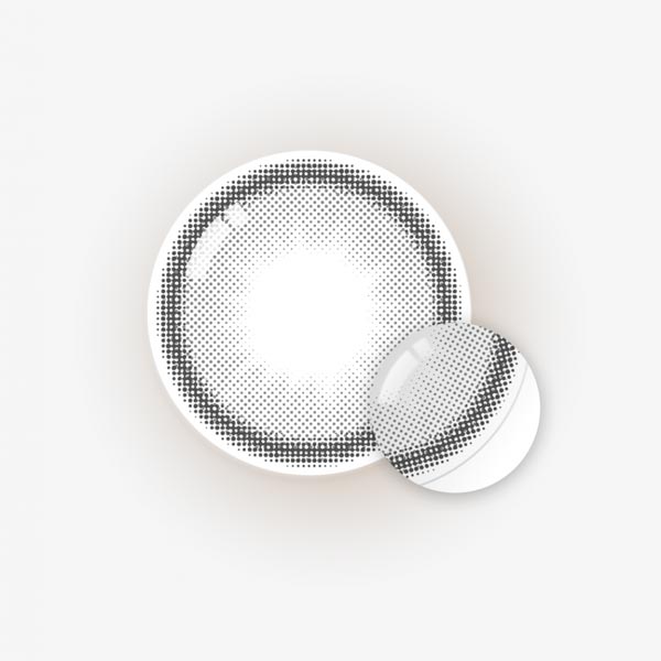 
印象的な瞳に仕上がるカラーポップ グレーカラコン