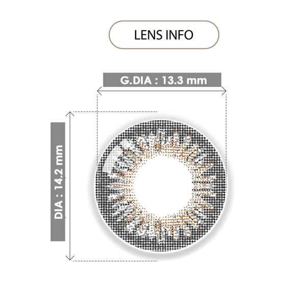 


目元を引き締めるキャッツアイ グレーカラコン