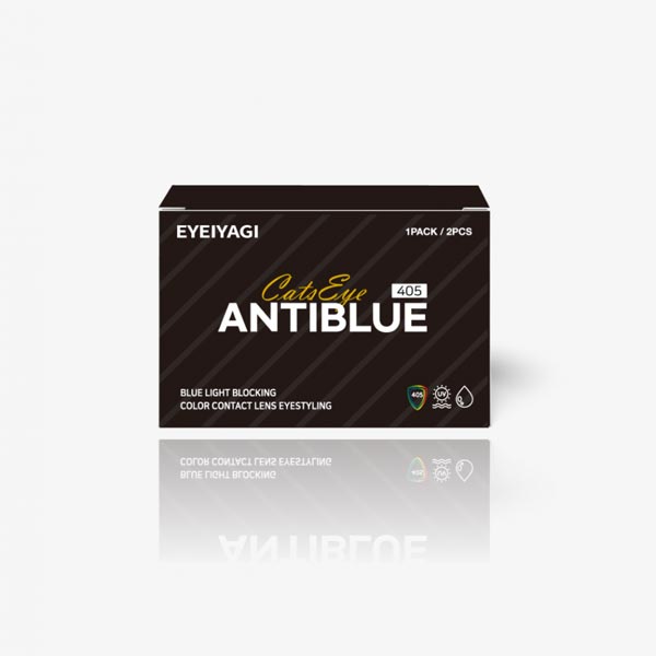 

クールなグレー発色のキャッツアイ グレーカラコン