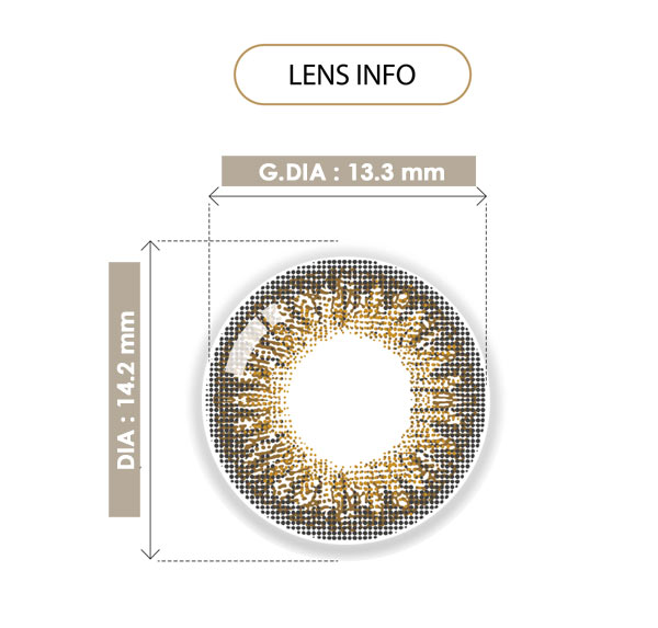 



大人っぽい印象のキャッツアイ ブラウンカラコン