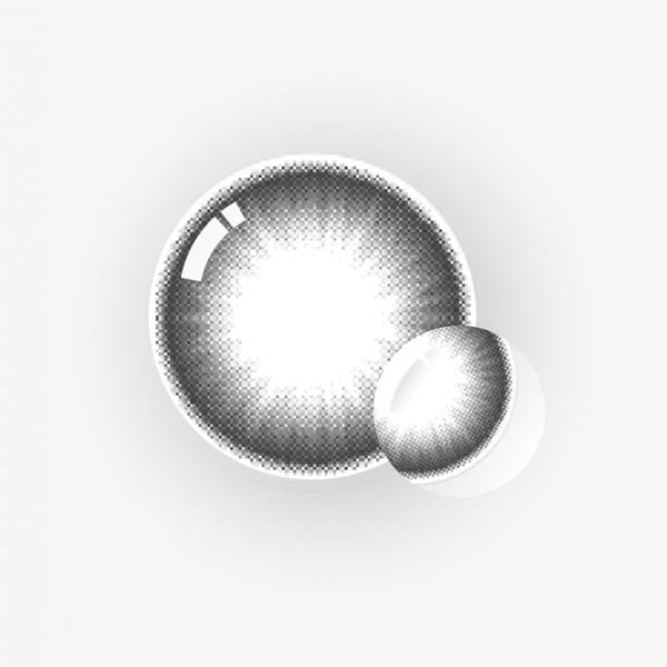 
印象的な瞳に仕上がるカラーポップ グレーカラコン