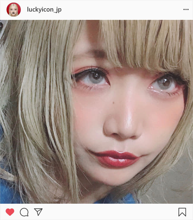 カラコンファンタジーeye ホワイトグレー Fantasy Eye white gray・Instagramレビュー1